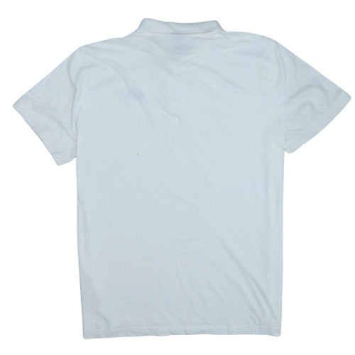Nike Men's White XL Polo Shirt Short Sleeve Cotton Logo Sports Top