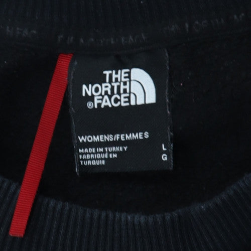 The North Face Womens Black L Sweatshirt Pullover Cotton Blend