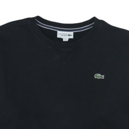 Lacoste Men's Black 3XL Crew Neck Pullover Sweatshirt