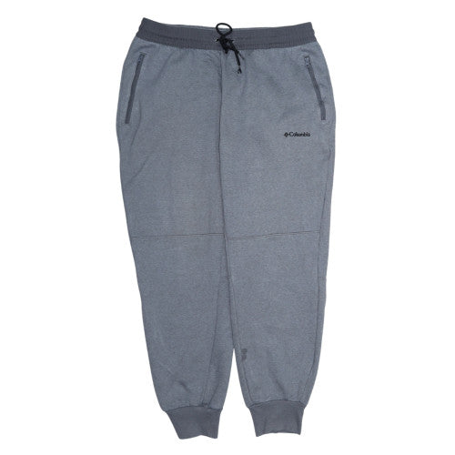Columbia Men's Grey Jogger Sweatpants L Regular Fit Fleece Trousers