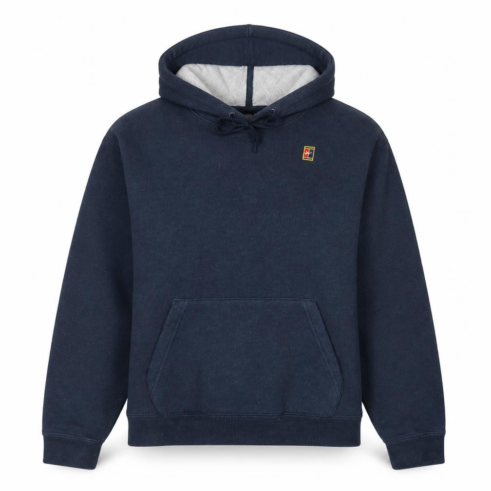 Nike Women’s Navy Pullover Hoodie M Loose Fit Fleece Sweatshirt