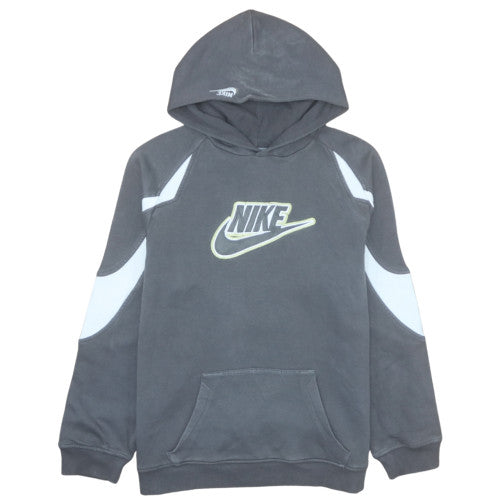 Nike Boys Grey XL Pullover Hoodie Sweatshirt with Logo Detail