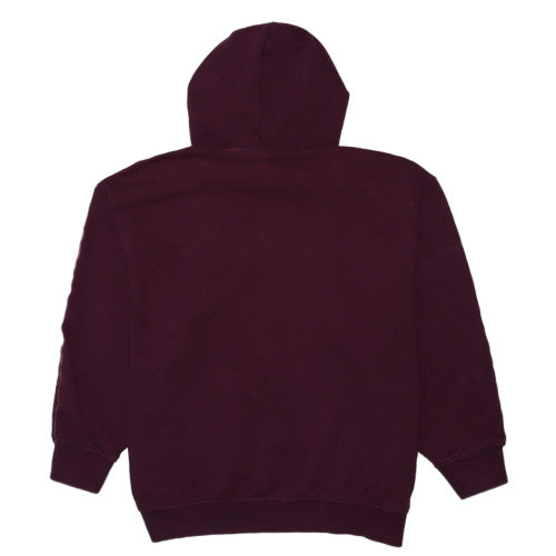 Adidas Womens Burgundy Hoodie 2XL Cotton Blend Pullover Casual
