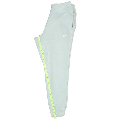 Nike Men Beige Fleece Jogger Trousers M Regular Fit