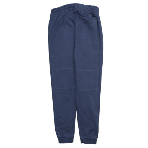 Umbro Men's Blue Jogger Sweatpants L Fleece Tapered Activewear