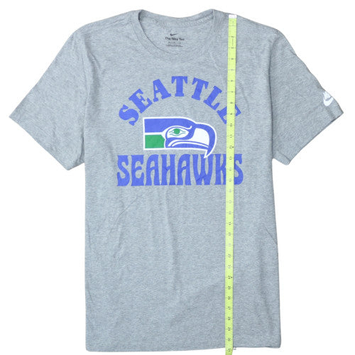 Nike Men's Grey Seattle Seahawks Graphic T-Shirt XL