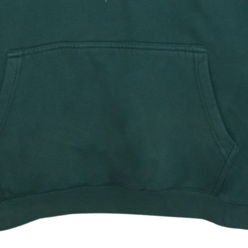 Stussy Men's Green Pullover Hoodie Size M Cotton Streetwear