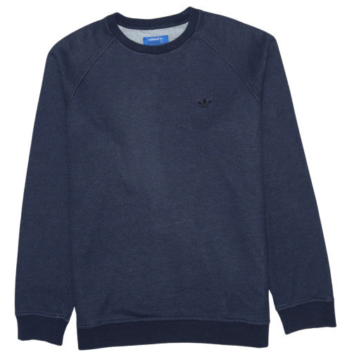 Adidas Men's Blue Crew Neck Pullover Sweatshirt Size M