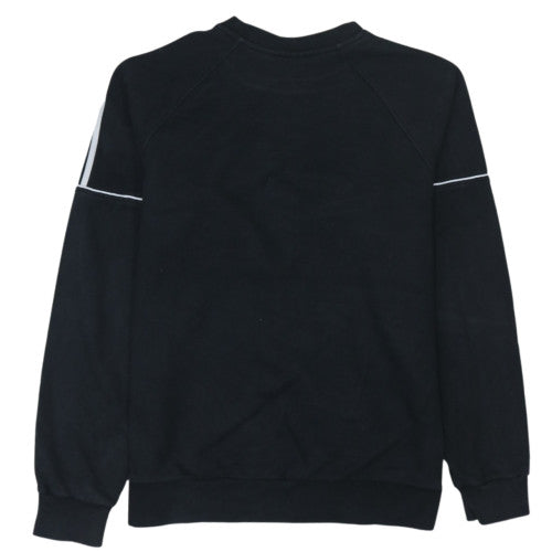 Adidas Mens Black Crew Neck Sweatshirt L Regular Fit