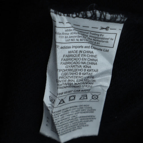 Adidas Mens Black Crew Neck Sweatshirt L Regular Fit