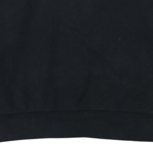 Adidas Mens Black Crew Neck Sweatshirt L Regular Fit