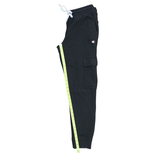 Champion Men's Black Joggers Small Fleece Cargo Activewear Trousers