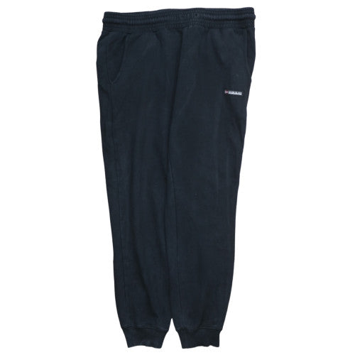 Napapijri Men's Black Regular Fit Fleece Jogger Activewear Trousers M
