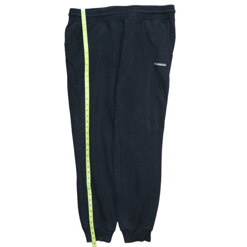 Napapijri Men's Black Regular Fit Fleece Jogger Activewear Trousers M