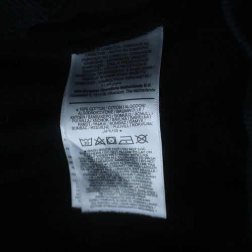 Nike Men Black Fleece Jogger Trousers Size L Drawstring Pants