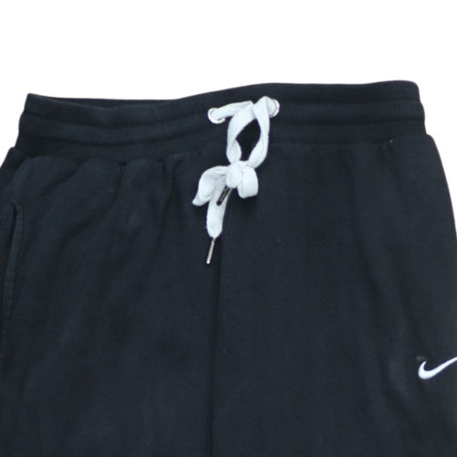 Nike Men Black Fleece Jogger Trousers Size L Drawstring Pants