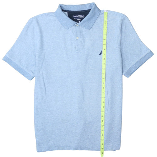 Nautica Men's Blue Classic Fit Cotton Blend Polo Shirt XL