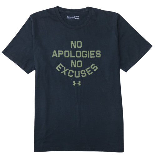 Under Armour Men's Black XL HeatGear Graphic Sports T-Shirt