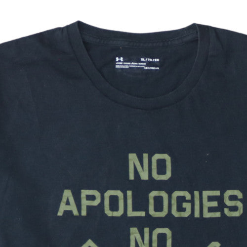 Under Armour Men's Black XL HeatGear Graphic Sports T-Shirt