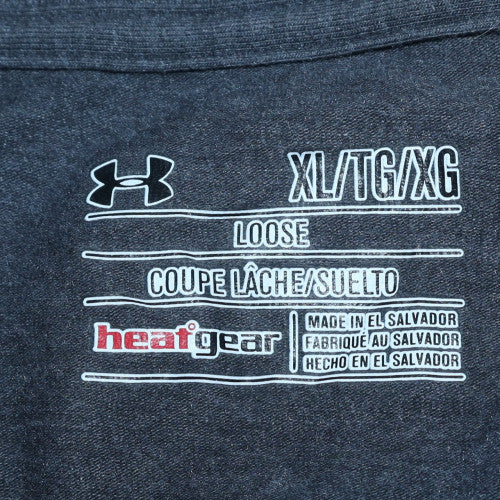 Under Armour Men's Grey HeatGear 'Ignite The Fight' XL T-Shirt