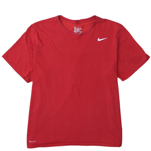 Nike Men's Red Dri-Fit Crew Neck Athletic T-Shirt XXL