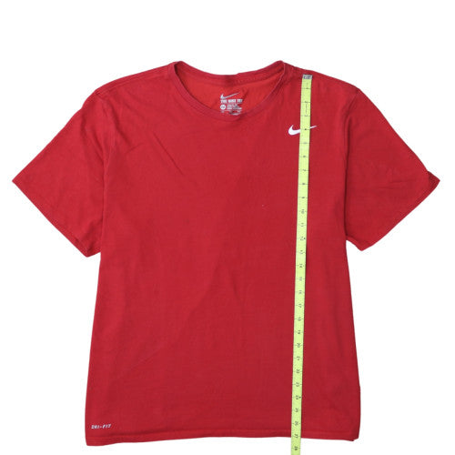 Nike Men's Red Dri-Fit Crew Neck Athletic T-Shirt XXL