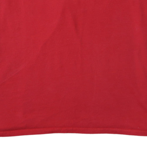 Nike Men's Red Dri-Fit Crew Neck Athletic T-Shirt XXL