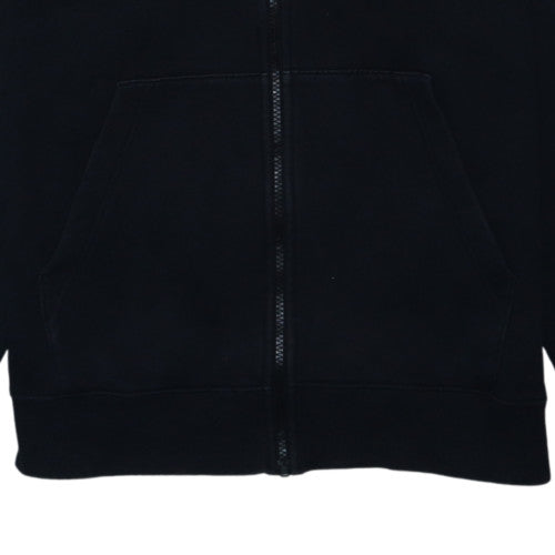 Nike Men's Black Full Zip Hoodie M Fleece Pockets Sportswear