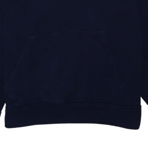 Puma Men’s Blue Pullover Hoodie L Regular Fit Fleece Sweatshirt