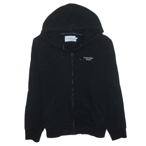 Calvin Klein Jeans Men's Black XL Full Zip Hoodie Sweatshirt