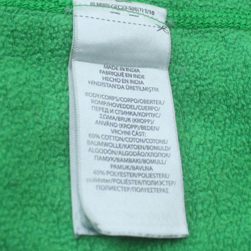 Polo Ralph Lauren Men's Green Pullover Hoodie Size L Cotton Blend