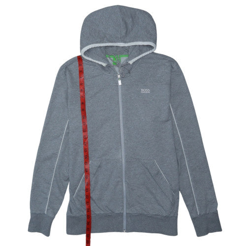 Hugo Boss Men's Grey Full Zip Hoodie XL