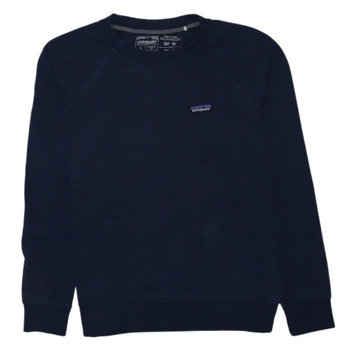 Patagonia Men's Navy Sweatshirt L Regular Fit Organic Cotton Pullover
