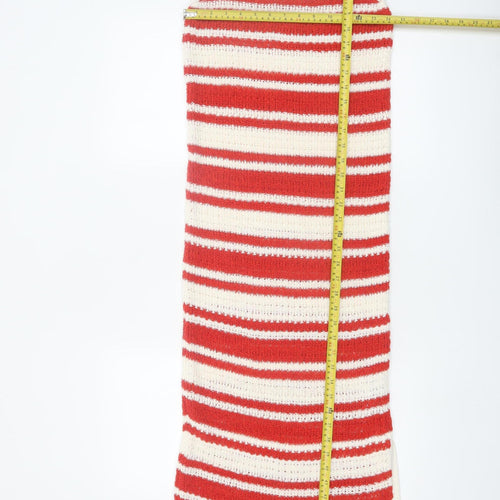 Marks and Spencer Women’s Red White Striped Sleeveless Knitted Midi Dress XS