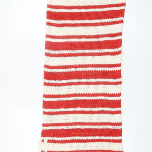 Marks and Spencer Women’s Red White Striped Sleeveless Knitted Midi Dress XS
