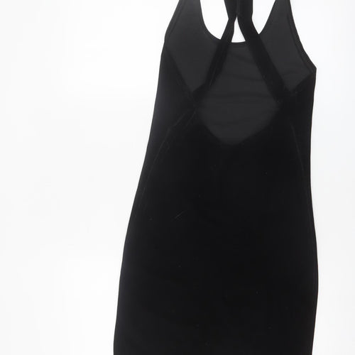 I Don't Ask Why Women's Black Bodycon Short Dress One Size