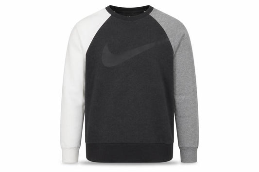 Front view of Nike Men's Multicoloured Dri-FIT Crew Neck Pullover Sweatshirt, size S