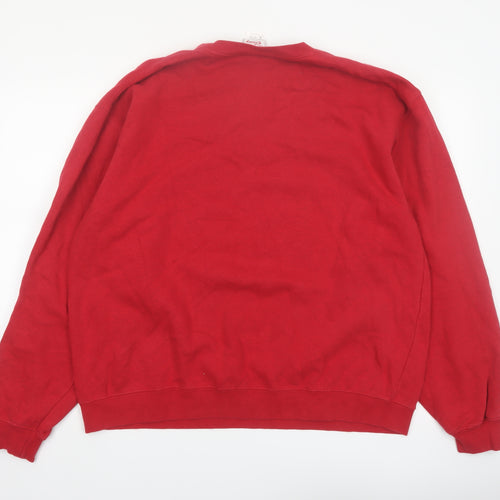Disney Store Women's Red XL Minnie Mouse Mom Sweatshirt