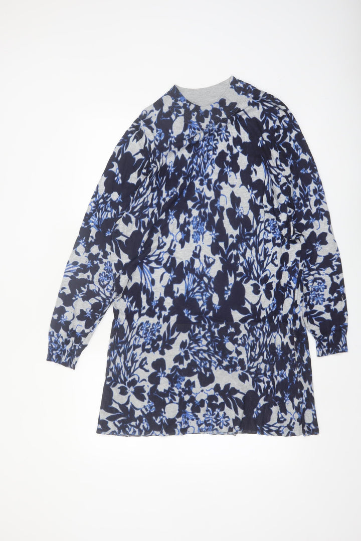 Marks and Spencer Womens Multicoloured Floral Tunic Jumper UK 20