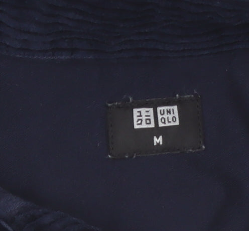UNIQLO Men's Blue Corduroy Basic Jacket M Cotton Casual