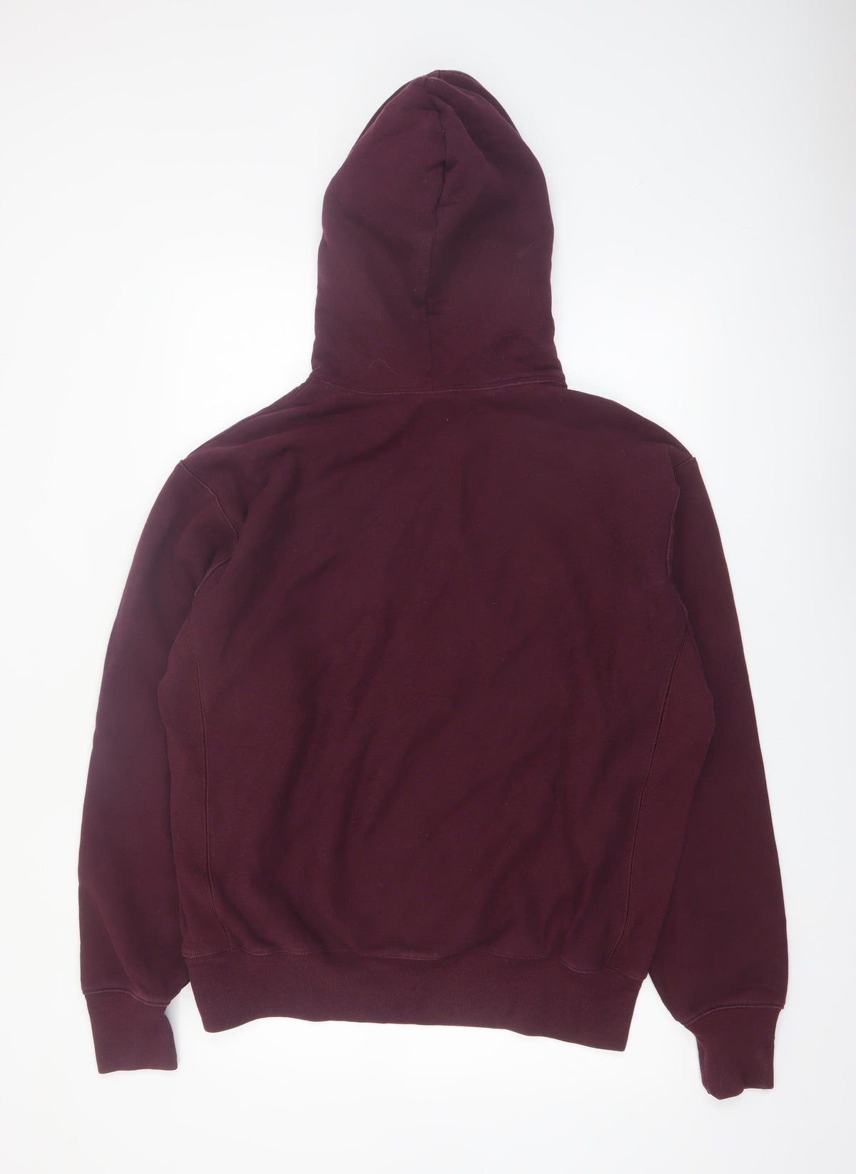 Champion Men's Red Reverse Weave Pullover Hoodie Large