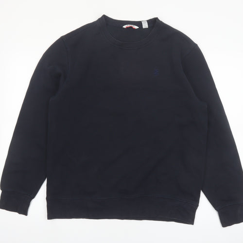 IZOD Men's Black M Pullover Crew Neck Fleece Sweatshirt