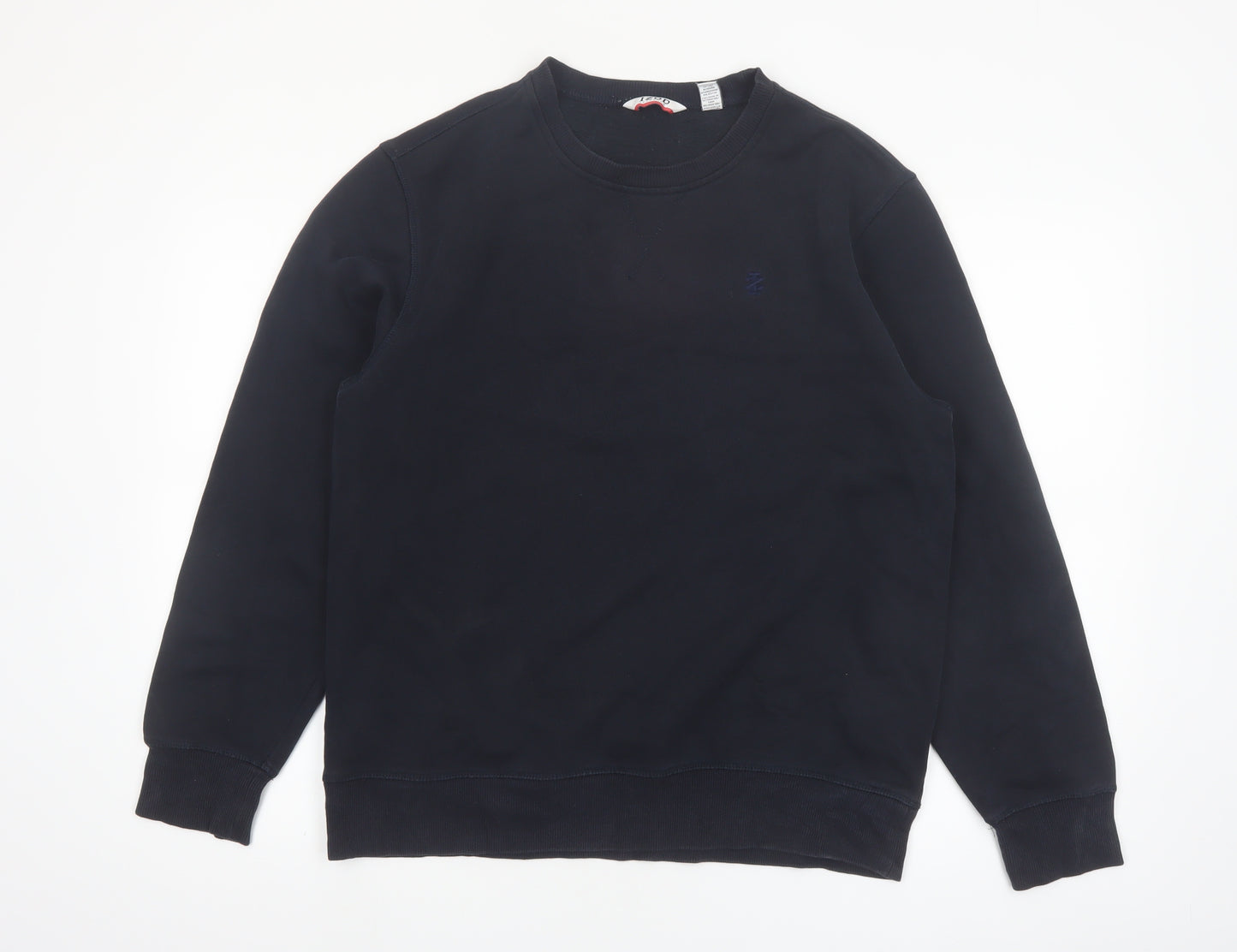 IZOD Men's Black M Pullover Crew Neck Fleece Sweatshirt