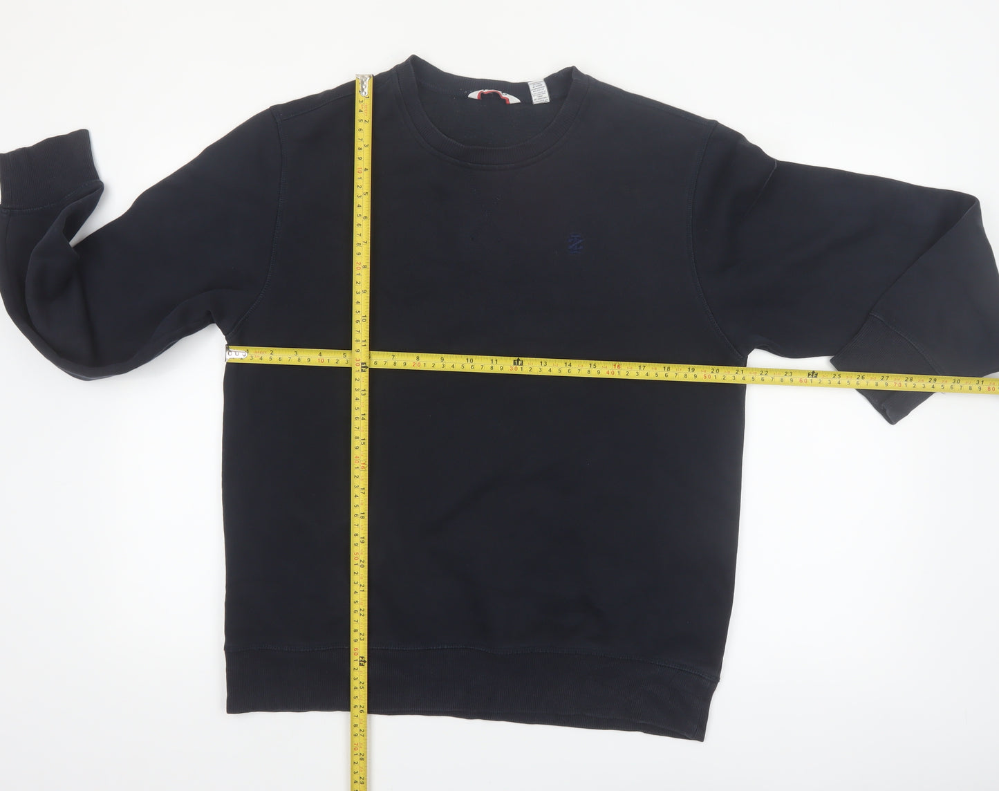 IZOD Men's Black M Pullover Crew Neck Fleece Sweatshirt