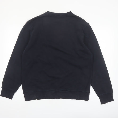 IZOD Men's Black M Pullover Crew Neck Fleece Sweatshirt