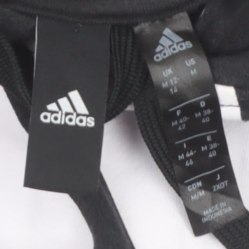 Adidas Women’s Black Pullover Hoodie Size M Regular Fit Logo