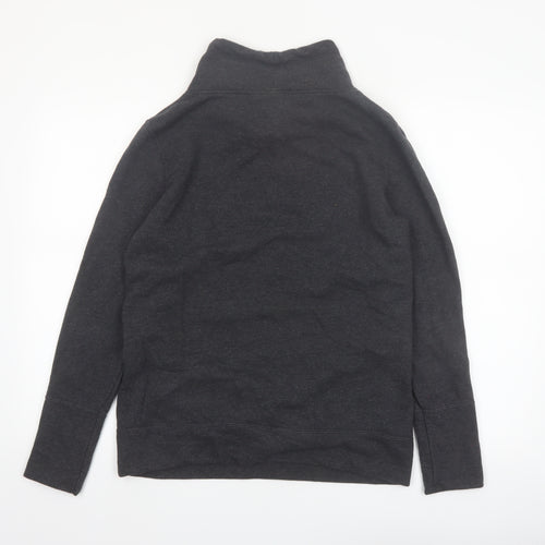 Puma Women’s Black Funnel Neck Pullover Sweatshirt Size 12