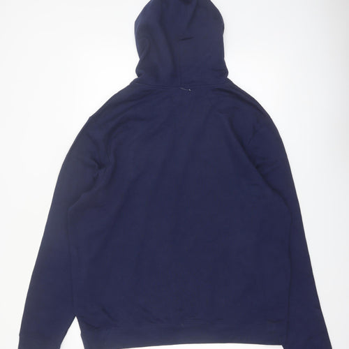 NFL Team Apparel Men's Blue XL Pullover Hoodie Super Bowl Champions