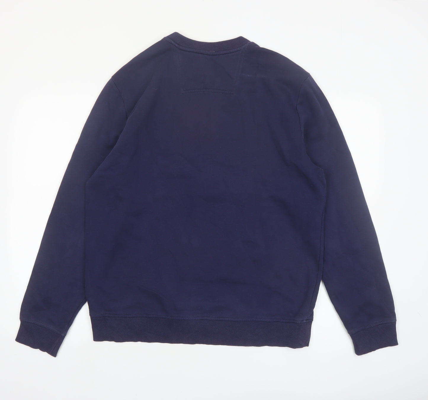 Calvin Klein Jeans Men's Blue Logo Pullover Sweatshirt Size L