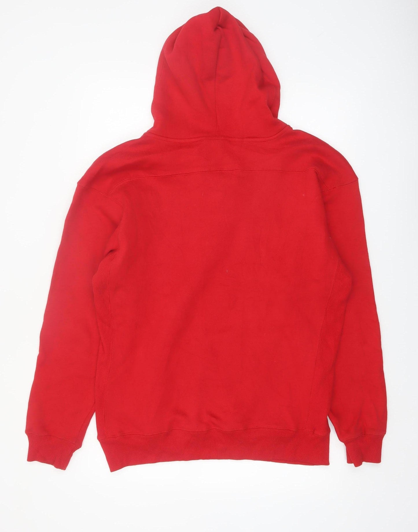 J-America Men's Red Glenbard Hockey Pullover Hoodie Size M